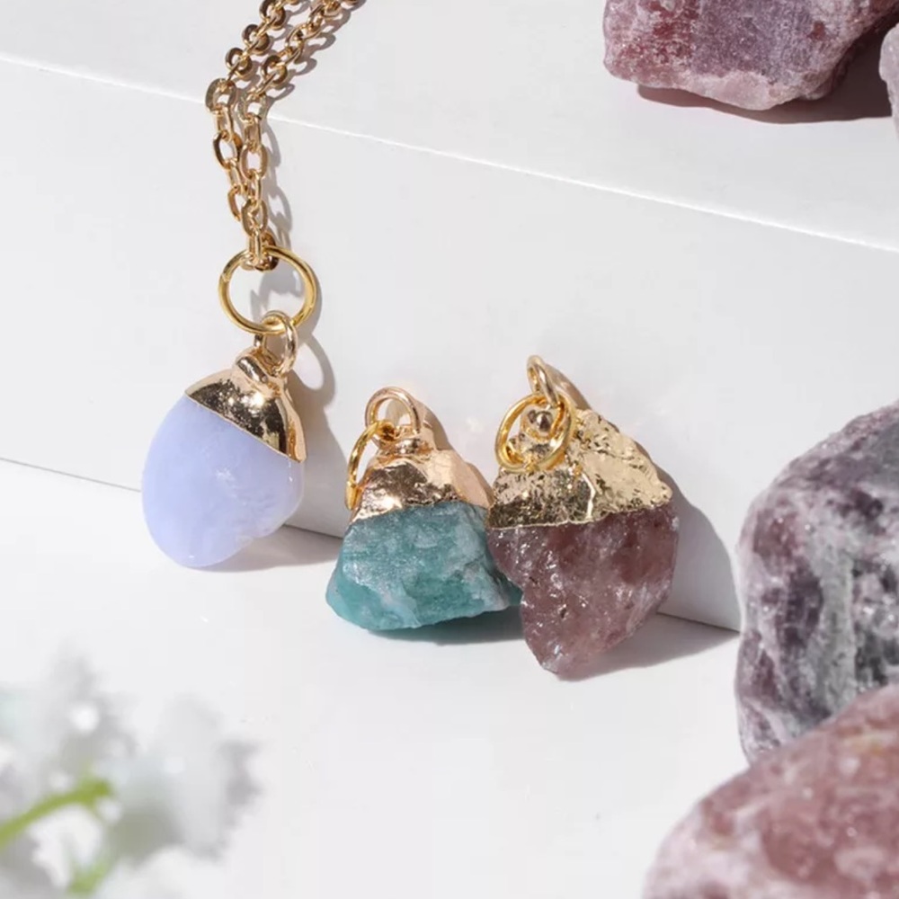 Gemstone necklace sets - Picture 6 of 9